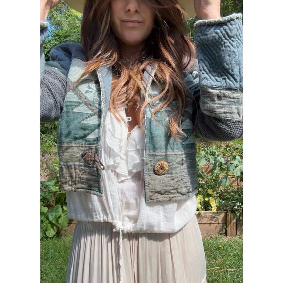 Flashback Patchwork Jacket – Vintage Southwest Heritage Piece - Picture 3 of 9